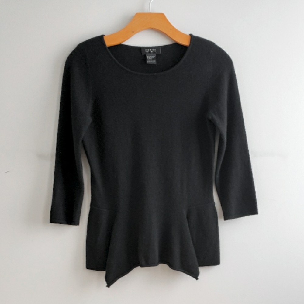 Forte Cashmere Pemplum Sweater